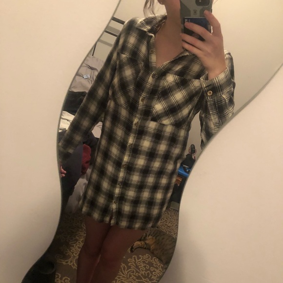 Flannel Forever 21 Dress - Picture 1 of 2